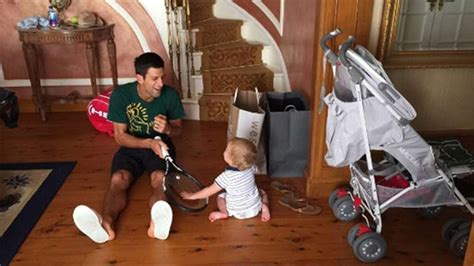 Novak Djokovic Shares Amusing Photo Of Pampered Son Stefan Not Too
