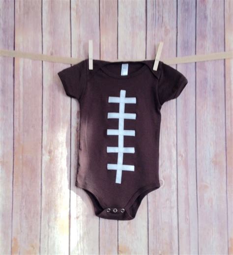 Baby Football Onesie Baby Football Outfit Newborn Football Onsie