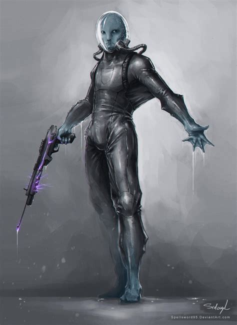 Alien Diver Concept By Spellsword95 On Deviantart