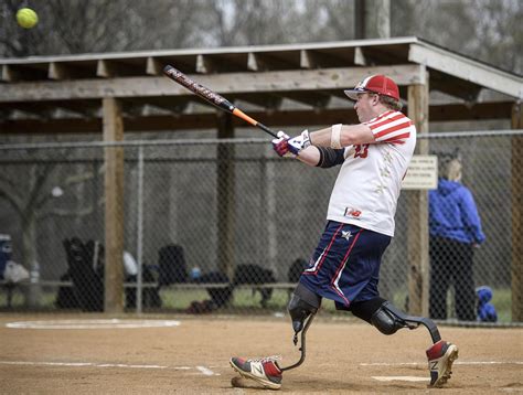 Wounded Warrior Amputee Softball Team Makes A Stop At Loriella Park