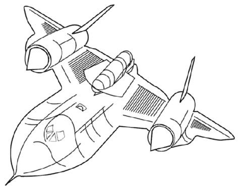 Blackbird Plane Pages Coloring Pages