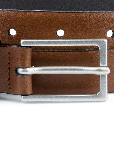 Buy Mens Tan Leather Belt Brown 1 Inch Wide Capo Pelle