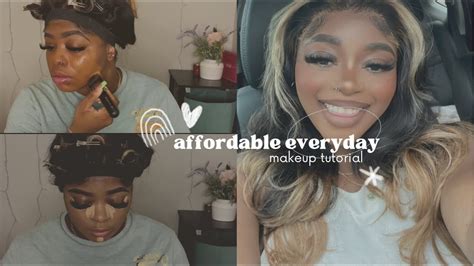 my go to flawless affordable everyday darkskin makeup routine for black woc youtube