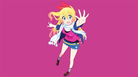 Illustration Anime Anime Girls Nisekoi Kirisaki Chitoge Pink