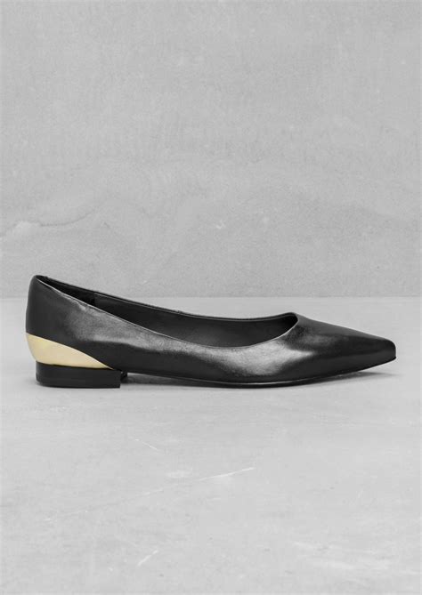 And Other Stories Pointy Flats Black Pointy Flats Black Pointy