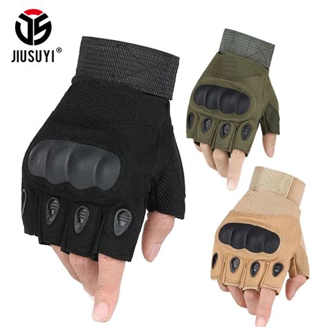Tactical Fingerless Gloves Military Army Shooting Paintball Airsoft