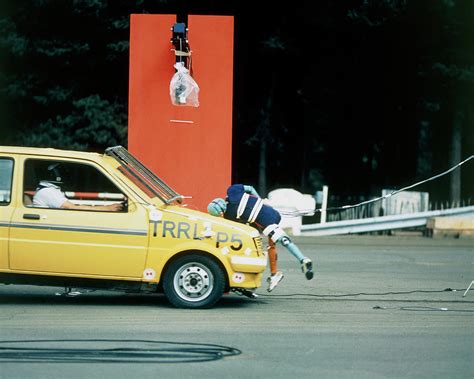 Crash Testing Photograph By Trl Ltd Science Photo Library Pixels