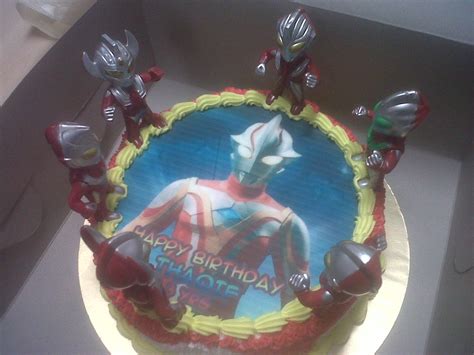 Baking cakes at home can be just as fun as eating them as long as you have the right recipes! Forever Chocs: Ultraman Chocolate Cheese Birthday Cake for ...