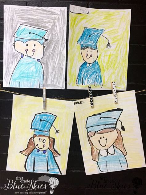 Graduation Directed Drawing And Free Book Covers First Grade Blue
