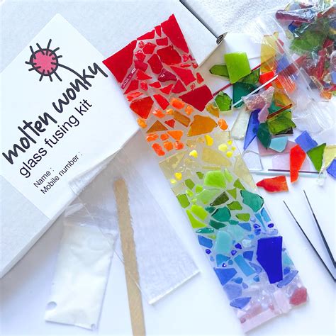 Make At Home Fused Glass Sun Catcher Kit By Molten Wonky