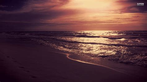 Wallpaper Sunlight Sunset Sea Nature Shore Sand Reflection Sky