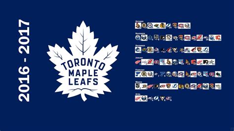 Maple Leafs 2016 17 Schedule Wallpapers Leafs