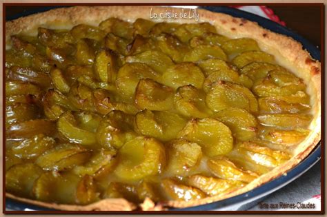 Tarte aux prunes Reine Claude