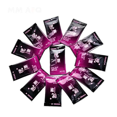 10pcs Water Based Female Vaginal Oil Sex Anal Lubricant Gay Sexual Lubricants 5ml Pouch Travel