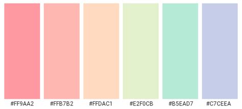 Pastel Shades Neutral Pastel Color Palette