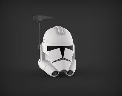 Arc Clone Trooper Helmet Animated Phase 2 Tcw 3d Print Stl Etsy Canada