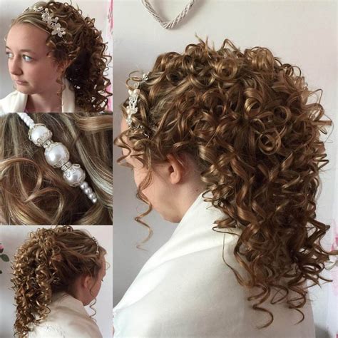 Then, the ponytail dials up the hairstyle's sporty appeal. 2020 Popular Wedding Hairstyles For Long Thick Curly Hair