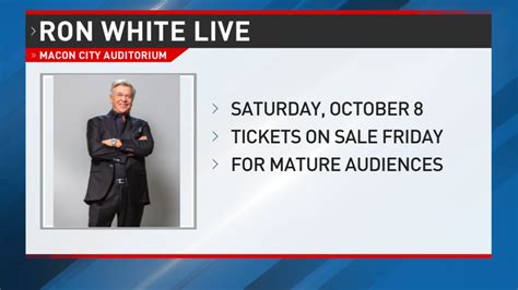 Comedian Ron White Coming To Macon Auditorium