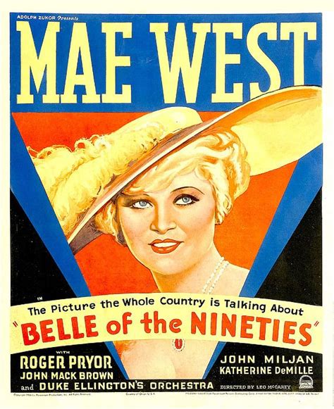 belle of the nineties mae west 1934 by everett mae west mae west movies movie posters vintage