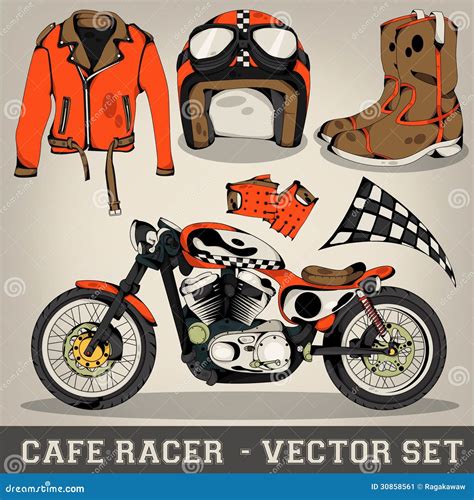 Cafe Racer Silhouette 001 Vector Illustration 84468394