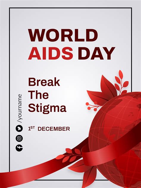 Create A World Aids Day Poster Hiv Aids Poster