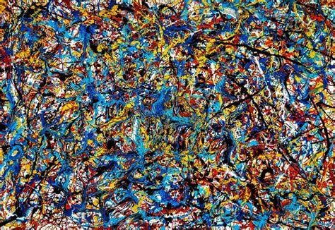 Ownership Style Of Jackson Pollock Abstract Expressionism Painting