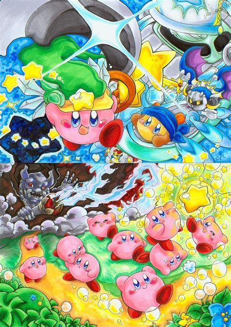 Kirby Wii And Mass Attack By Agenthisui On Deviantart Kirby Kirby