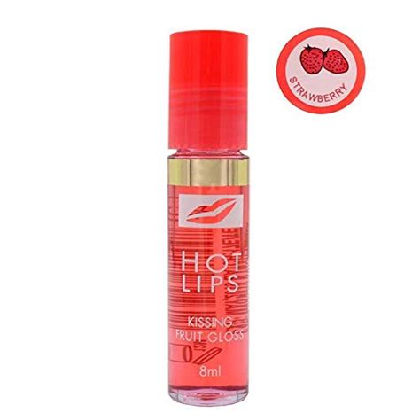 Buy Hot Lips Kissing Fruit Flavoured Roller Ball Lip Gloss Strawberry Flavour Online At