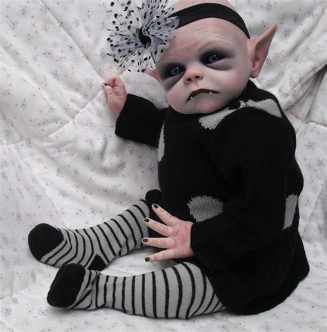 Ooak Horror Goth Art Doll Vampire Baby Creepy Baby Dolls Scary