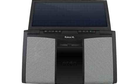 Etón Rukus Xl Portable Solar Powered Bluetooth Speaker System At