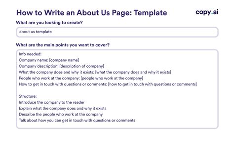 About Us Templates How To Write And Examples