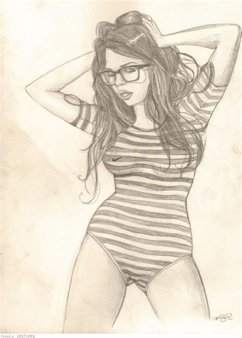 Pencil Sketches Of Sexy Girls