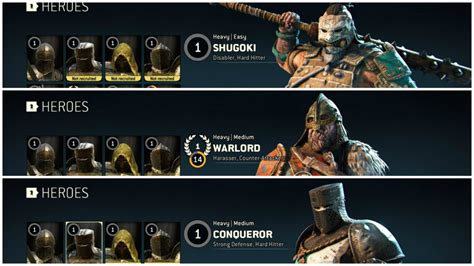 For Honor The Best Classes In The Overview