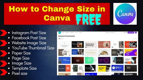 How To Change The Size Of A Canva Template