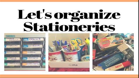 Stationery Organizationhow To Organise Stationerydiy Stationery
