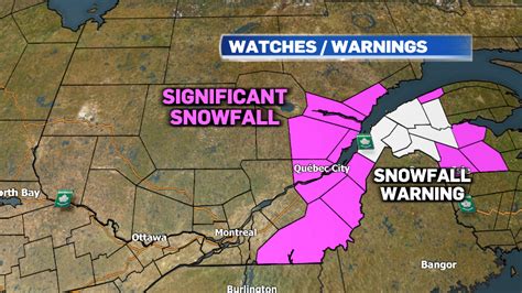 Record Breaking Snowfall Hits Montreal As Temperatures Fall Below