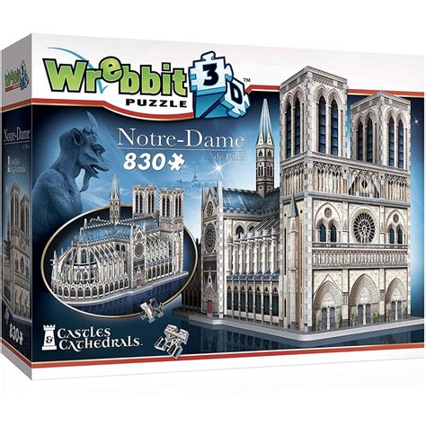 • diy 3d woodcraft construction kit notre dame cathedral. Wrebbit Notre Dame Cathedral 3D Puzzle | BIG W