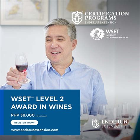 Wine And Spirit Education Trust Wset Level 2 Award In Wines Enderun