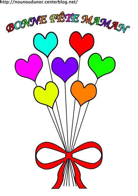 Quelle est la date fête des mères 2021 ? bouquet de Coeurs en couleur pour la fête des mères
