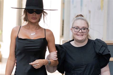 Towies Chloe Sims Poses With Rarely Seen Daughter Madison 16 As They Go Out Arm In Arm In