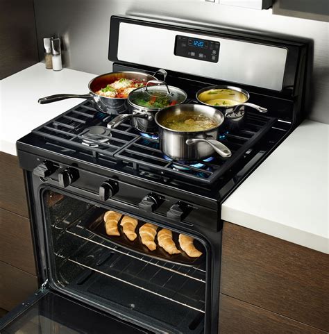 Whirlpool Wfg505m0bs 30 Inch Freestanding Gas Range With 5 Sealed Burners 51 Cu Ft Capacity