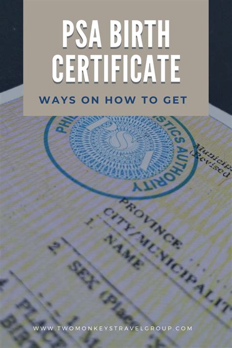 3 Ways On How To Get A Psa Birth Certificate For Pinoys Abroad