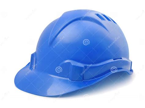 Blue Plastic Hard Hat Stock Image Image Of Architect 108586929