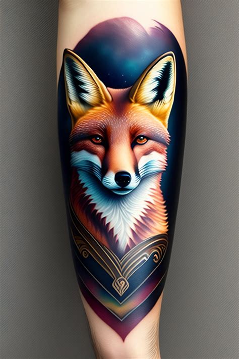 Lexica Beautiful Fox Tattoo