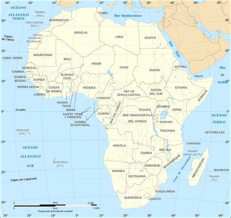 Mapa De África Con Nombres Capitales Banderas Y Ciudades Imágenes Totales