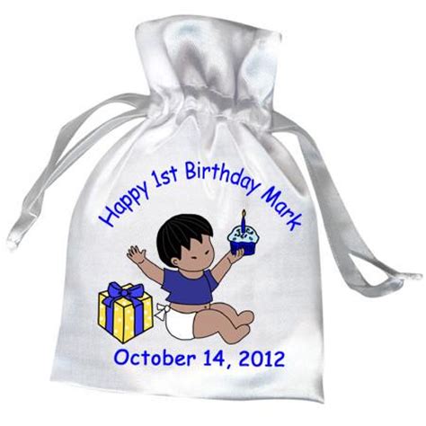 Each 1st birthday party for boy is a special holiday for parents, and without exception, all moms and dads want to make this day joyful and the 1st birthday of boy is to be celebrated best celebrated at home. Babys 1st Birthday Favor Bag - Boy - Mandys Moon ...