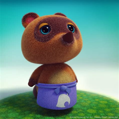 A Realistic Tom Nook All Adorable Fluffy And Plush Like Made By