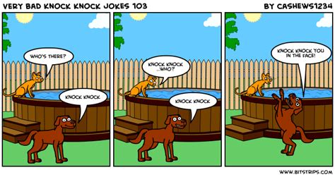 Knock knock joke of the day. VERY bad Knock Knock jokes 103 - Bitstrips