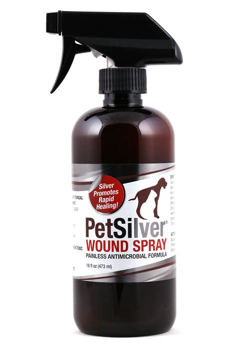 Petsilver Wound Spray With Chelated Silver Antimicrobial Wound Care