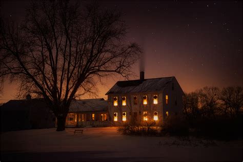 Cold Winter Night Pelham Ma Patrick Zephyr Photography